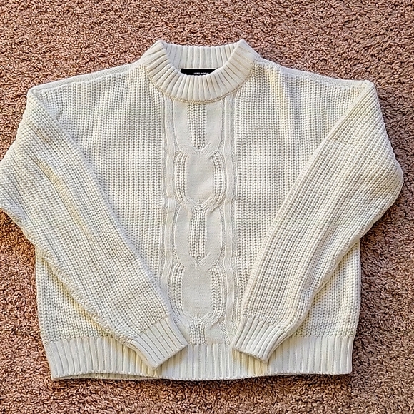 Vero moda Cream Sweater Sz M - Picture 1 of 4